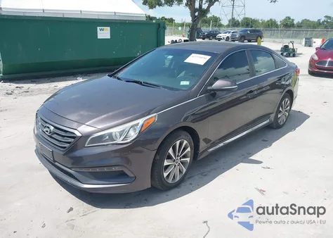 2015 Hyundai Sonata Sport z USA, uszkodzony, nr VIN 5NPE34AF2FH035741